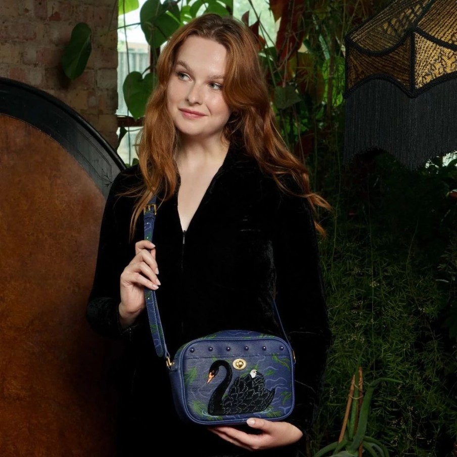 Borse Vendula London Borse Crossbody | Borsa Camera Animal Park - Black Swan