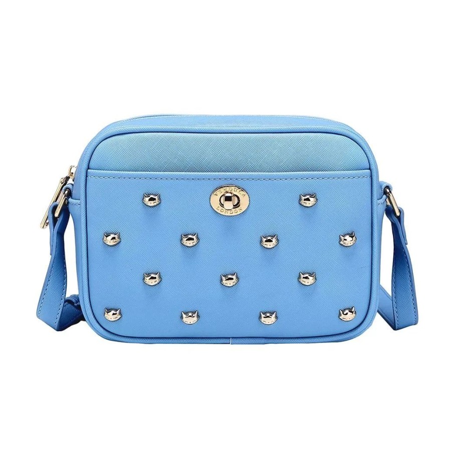 Borse Vendula London Borse Crossbody | Borsa Camera Grande Lucky Paws Blu