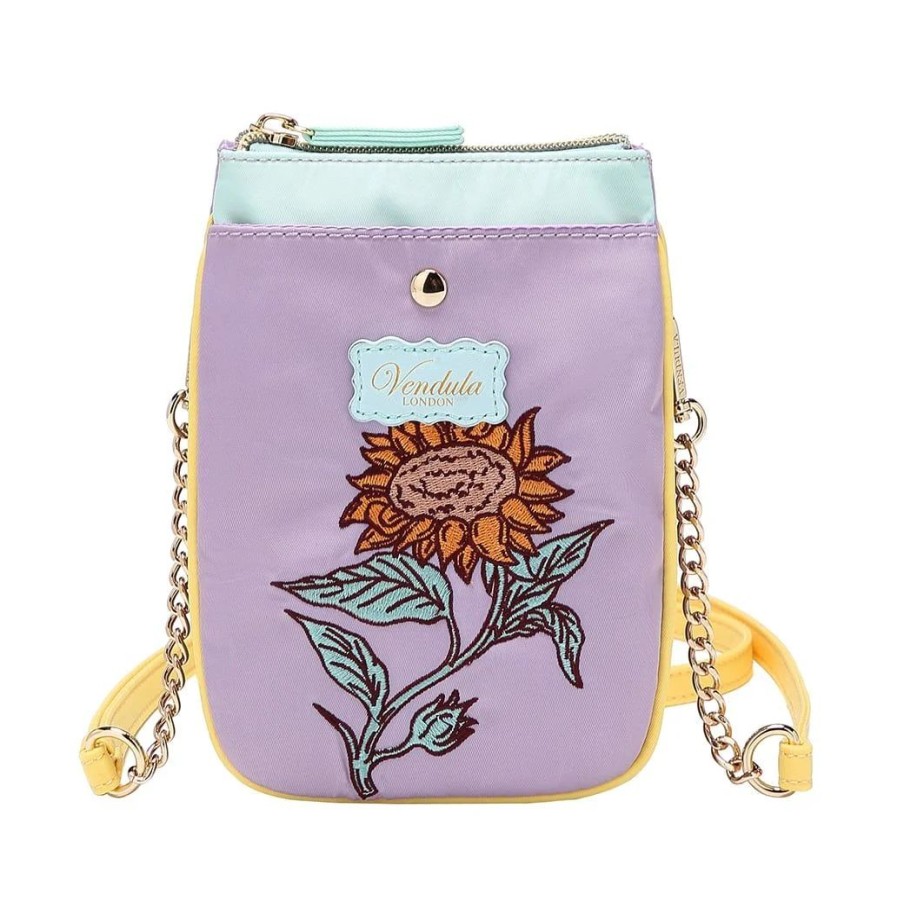 Borse Vendula London Borse Crossbody | Pochette Per Telefono Easy Going - Sunflower Motif