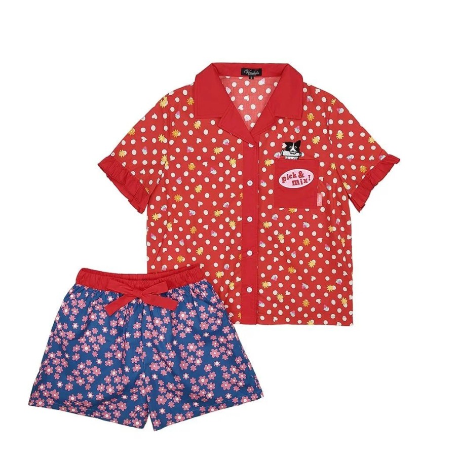 Casa E Accessori Vendula London Pigiami | Vendula Corner Shop Cotton Shortie Pyjama Set